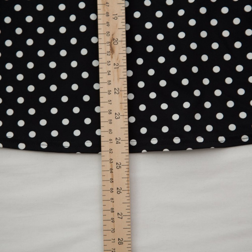 Lands' end tankini womens top built in bra‎ size 14W polka dot - Picture 8 of 9